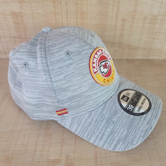 Kansas City Chiefs NFL New Era 39THIRTY Team Flex Cap Hat Size Small Medium - Picture 3 of 9